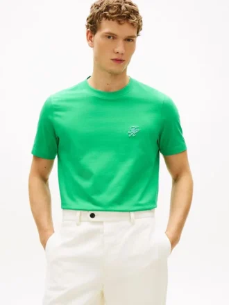 T-shirt avec monogramme brodé