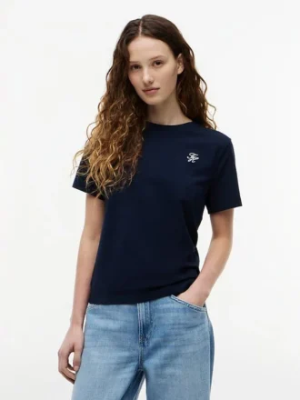 T-shirt avec monogramme brodé