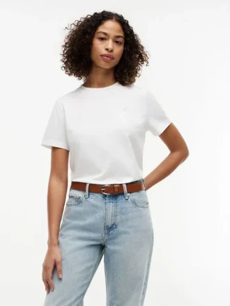 T-shirt avec monogramme brodé