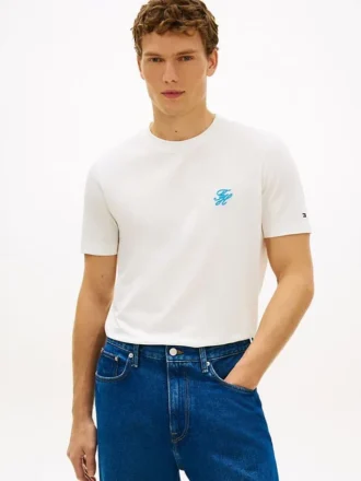 T-shirt avec monogramme brodé