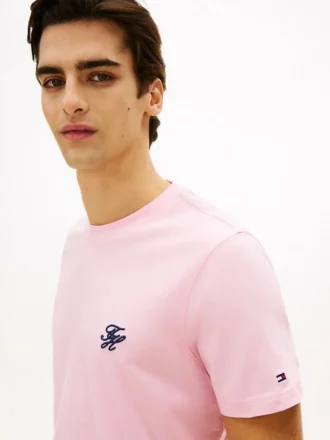 T-shirt avec monogramme brodé