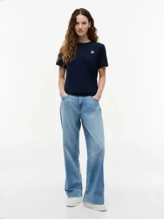 T-shirt avec monogramme brodé