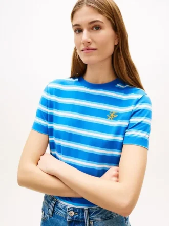 T-shirt avec monogramme brodé