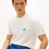 T-shirt avec monogramme brodé T-shirt avec monogramme brodé