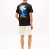 T-shirt avec motif de palmier dans le dos T-shirt avec motif de palmier dans le dos