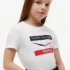 T-shirt à chevrons Tommy x Cadillac F1® Team pour enfants T-shirt à chevrons Tommy x Cadillac F1® Team pour enfants