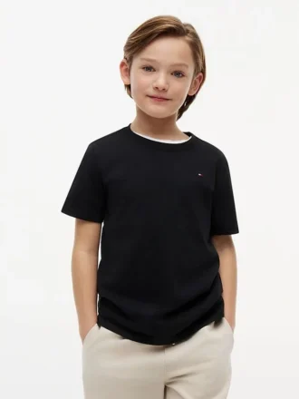 T-shirt à col rond pour tous les jours pour enfants