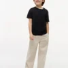 T-shirt à col rond pour tous les jours pour enfants