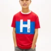 T-shirt color block pour enfant avec logo nautique H T-shirt color block pour enfant avec logo nautique H
