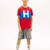 T-shirt color block pour enfant avec logo nautique H T-shirt color block pour enfant avec logo nautique H