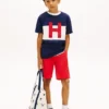 T-shirt color block pour enfant avec logo nautique H
