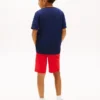 T-shirt color block pour enfant avec logo nautique H
