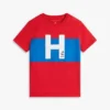 T-shirt color block pour enfant avec logo nautique H T-shirt color block pour enfant avec logo nautique H