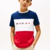 T-shirt coloré à logo multibannières pour enfant T-shirt coloré à logo multibannières pour enfant