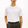 T-shirt en coton et lin New York Label T-shirt en coton et lin New York Label