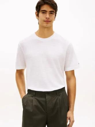 T-shirt en coton et lin New York Label