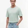 T-shirt en coton et lin New York Label T-shirt en coton et lin New York Label