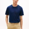T-shirt en coton et lin New York Label T-shirt en coton et lin New York Label