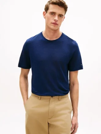 T-shirt en coton et lin New York Label