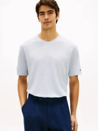T-shirt en coton et lin New York Label