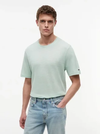 T-shirt en coton et lin New York Label