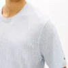T-shirt en coton et lin New York Label T-shirt en coton et lin New York Label