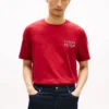 T-shirt en coton flammé avec logo au dos T-shirt en coton flammé avec logo au dos