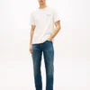 T-shirt en coton flammé avec logo au dos T-shirt en coton flammé avec logo au dos