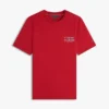 T-shirt en coton flammé avec logo au dos T-shirt en coton flammé avec logo au dos