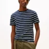 T-shirt en coton stretch à rayures extra-slim T-shirt en coton stretch à rayures extra-slim