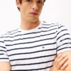 T-shirt en coton stretch à rayures extra-slim T-shirt en coton stretch à rayures extra-slim