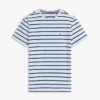 T-shirt en coton stretch à rayures extra-slim T-shirt en coton stretch à rayures extra-slim