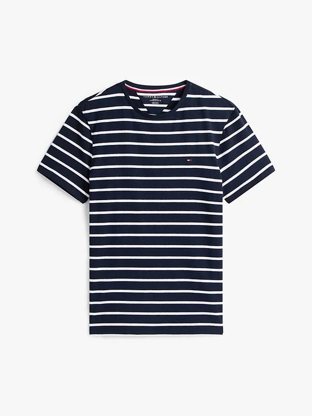 T-shirt en coton stretch à rayures extra-slim T-shirt en coton stretch à rayures extra-slim