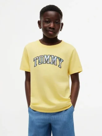 T-shirt enfant à motif floral et logo Tommy