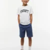 T-shirt enfant à motif floral et logo Tommy