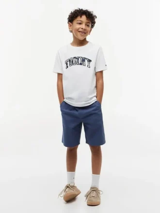 T-shirt enfant à motif floral et logo Tommy
