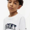 T-shirt enfant à motif floral et logo Tommy