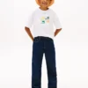 T-shirt enfant à motif graphique et logo 3D T-shirt enfant à motif graphique et logo 3D