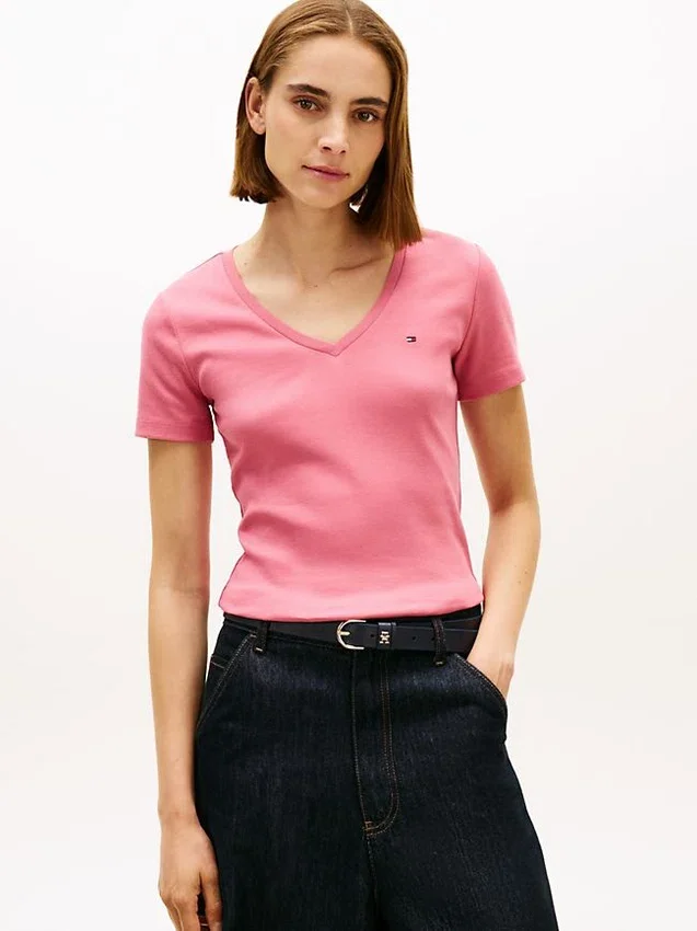 T-shirt Favorite à col en V T-shirt Favorite à col en V