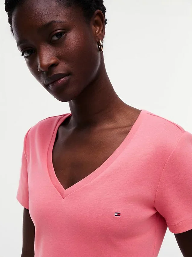 T-shirt Favorite à col en V T-shirt Favorite à col en V