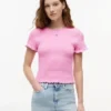T-shirt froncé ajusté Tommy Jeans T-shirt froncé ajusté Tommy Jeans