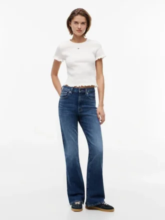 T-shirt froncé ajusté Tommy Jeans
