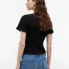 T-shirt froncé ajusté Tommy Jeans T-shirt froncé ajusté Tommy Jeans