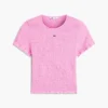 T-shirt froncé ajusté Tommy Jeans T-shirt froncé ajusté Tommy Jeans