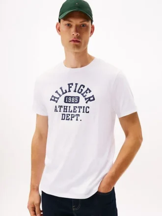 T-shirt Hilfiger 1985 avec logo athlétique T-shirt Hilfiger 1985 avec logo athlétique