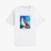 T-shirt Hilfiger à imprimé photo de voile T-shirt Hilfiger à imprimé photo de voile