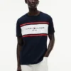 T-shirt Hilfiger à logo et rayures T-shirt Hilfiger à logo et rayures