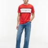 T-shirt Hilfiger à logo et rayures