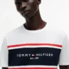 T-shirt Hilfiger à logo et rayures T-shirt Hilfiger à logo et rayures