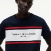 T-shirt Hilfiger à logo et rayures T-shirt Hilfiger à logo et rayures